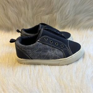 Wonder Nation Shoes Sneakers Toddler Boys Size 8‎ Blue Adjustable Lightweight